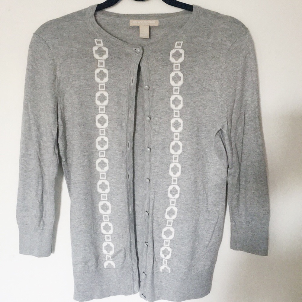 Banana Republic bottom front cardigan sweater